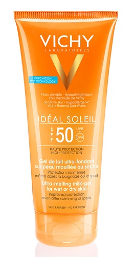 IDEAL SOLEIL GEL WET CORPO SPF50 200 ML - Gruppofarmastore.it