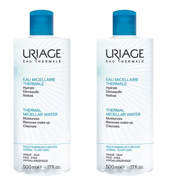 URIAGE EAU MICELLARE PER PELLI NORMALI/SECCHE 1+1 - Gruppofarmastore.it