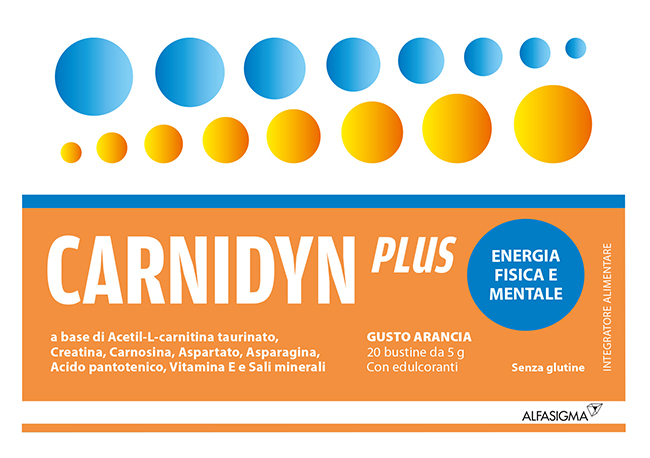 CARNIDYN PLUS 20 BUSTINE DA 5 G GUSTO ARANCIA - Gruppofarmastore.it