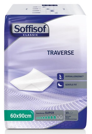 TRAVERSA PER INCONTINENZA SOFFISOF CLASSIC 60X90 15 PEZZI - Gruppofarmastore.it