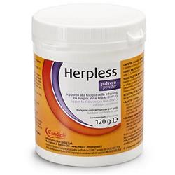 HERPLESS POLVERE BARATTOLO 120 G CON MISURINO - Gruppofarmastore.it