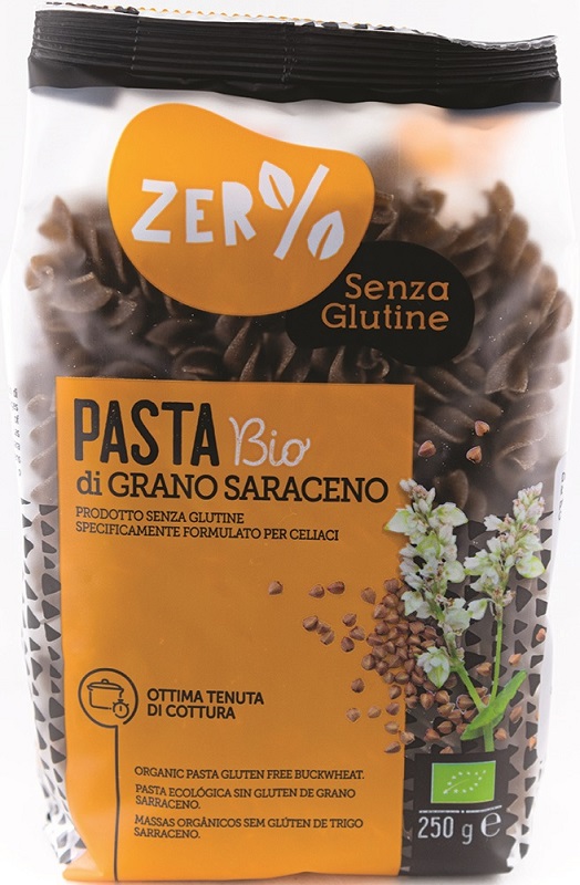 ZERO% GLUTINE FUSILLI GRANO SARACENO INTEGRALE SENZA GLUTINE250 G - Gruppofarmastore.it