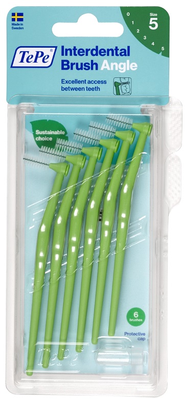 TEPE ANGLE SCOVOLINO VERDE 0,8MM 6 PEZZI - Gruppofarmastore.it