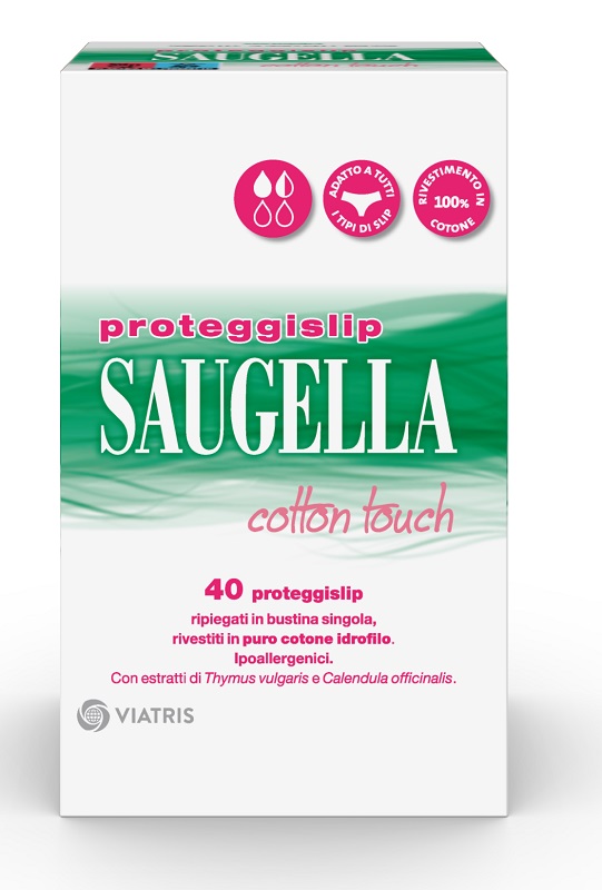 SAUGELLA ASSORBENTI COTTON TOUCH PROTEGGISLIP 40 PEZZI - Gruppofarmastore.it