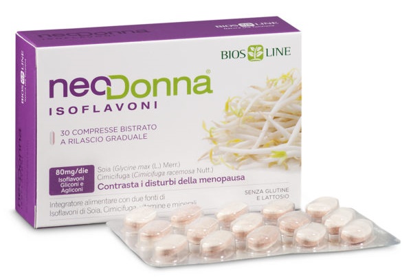 BIOSLINE NEODONNA ISOFLAVONI BISTRATO 30 COMPRESSE - Gruppofarmastore.it