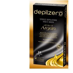 DEPILZERO ARGAN STRISCE DEPILATORIE VISO E BIKINI 20 PEZZI - Gruppofarmastore.it