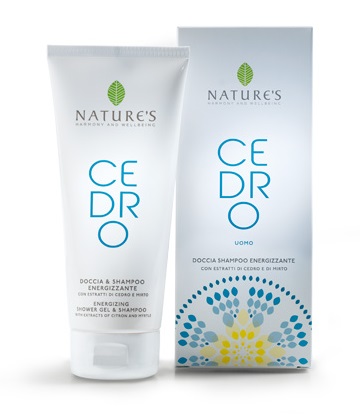 NATURES CEDRO UOMO DOCCIASHAMPOO ENERGIZZANTE 200 ML - Gruppofarmastore.it