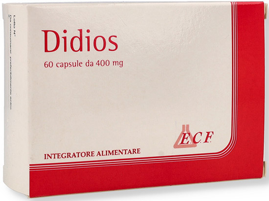 DIDIOS INTEGRATORE ALIMENTARE BLISTER 60 CAPSULE 24 G - Gruppofarmastore.it