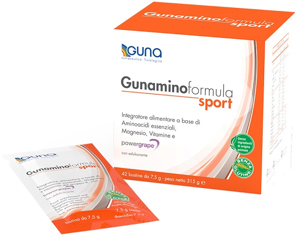 GUNAMINO FORMULA SPORT 42 BUSTE 315 G - Gruppofarmastore.it