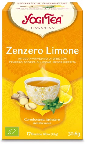 YOGI TEA ZENZERO LIMONE 31 G - Gruppofarmastore.it