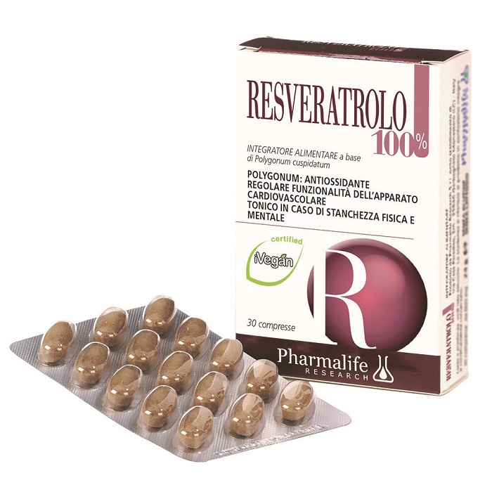 RESVERATROLO 100% 30 COMPRESSE - Gruppofarmastore.it