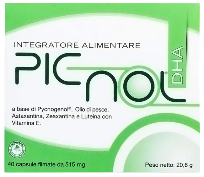 PICNOL DHA 40 CAPSULE 21,11 G - Gruppofarmastore.it