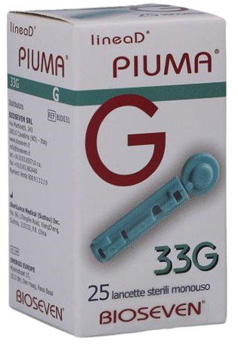 LANCETTE PUNGIDITO LINEA D PIUMA GAUGE 33 25 PEZZI - Gruppofarmastore.it