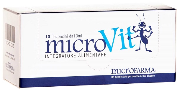 MICROVIT 10 FLACONCINI DA 10 ML - Gruppofarmastore.it