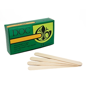 ABBASSALINGUA IN LEGNO DI BETULLA 100 PEZZI - Gruppofarmastore.it