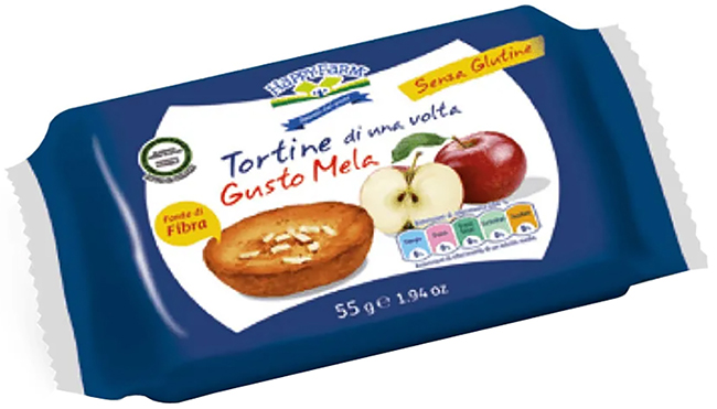 HAPPY FARM TORTINE MELA 55 G - Gruppofarmastore.it