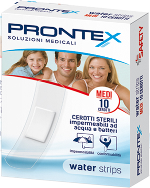 CEROTTO PRONTEX WATER STRIPS MEDIO 10 PEZZI - Gruppofarmastore.it