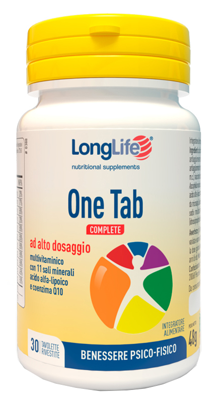 LONGLIFE ONE TAB COMPLETE 30 TAVOLETTE - Gruppofarmastore.it