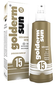 GOLDERM SUN SPF 15 SPRAY 200 ML - Gruppofarmastore.it