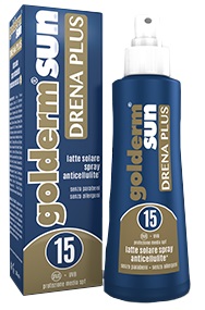 GOLDERM SUN DRENA PLUS SPF 15 SPRAY 200 ML - Gruppofarmastore.it