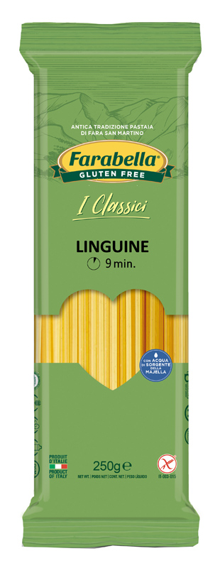 FARABELLA LINGUINE PASTA SENZA GLUTINE 250 G - Gruppofarmastore.it