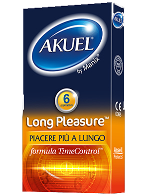 PROFILATTICO ANSELL AKUEL BY MANIX LONG PLEASURE B 6 PEZZI - Gruppofarmastore.it