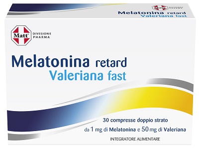 MATT DIVISIONE PHARMA MELATONINA RETARD VALERIANA FAST 30 COMPRESSE - Gruppofarmastore.it