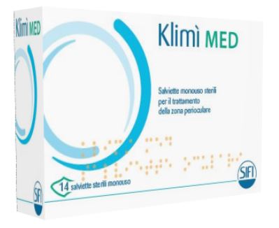 KLIMI' MED 14 SALVIETTINE DETERGENTI MONOUSO STERILI PER L'IGIENE OCULARE - Gruppofarmastore.it