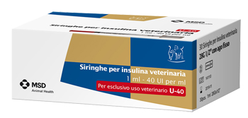SIRINGA INSULINA USO VETERINARIO MSD-AH 30 SIRINGHE 40 UI/ML - Gruppofarmastore.it