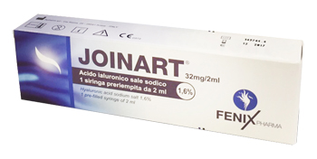 SIRINGA INTRA-ARTICOLARE JOINART ACIDO IALURONICO 1,6% 2 ML 3 PEZZI - Gruppofarmastore.it