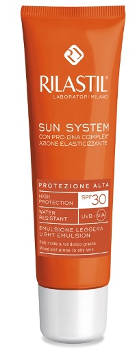 RILASTIL SUN SYSTEM PHOTO PROTECTION THERAPY SPF30 EMULSIONE PELLI MISTE 50 ML - Gruppofarmastore.it
