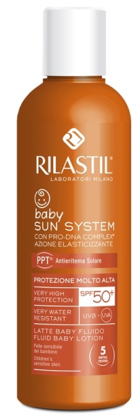 RILASTIL SUN SYSTEM PHOTO PROTECTION THERAPY SPF50+ BABY FLUIDO 200 ML - Gruppofarmastore.it