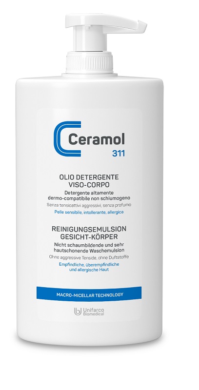 CERAMOL 311 OLIO DETERGENTE VISO/CORPO 400 ML - Gruppofarmastore.it