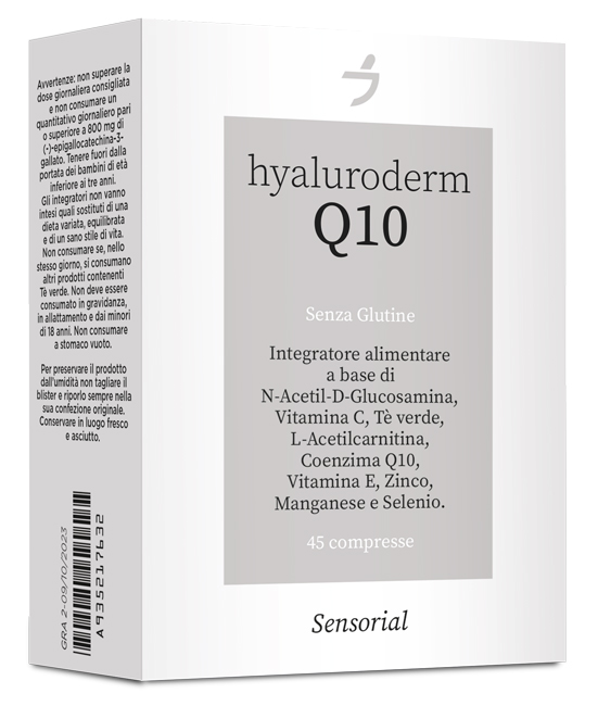 LABORATORIO DELLA FARMACIA HYALURODERM Q10 45 COMPRESSE - Gruppofarmastore.it