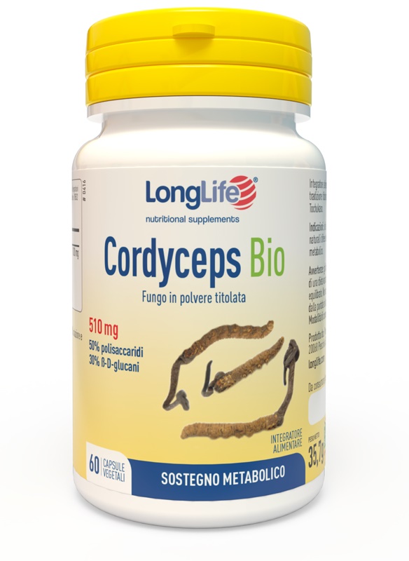 LONGLIFE CORDYCEPS BIO 60 CAPSULE VEGETALI - Gruppofarmastore.it