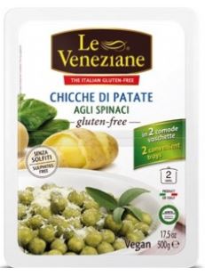 LE VENEZIANE CHICCHE DI PATATE AGLI SPINACI 500 G - Gruppofarmastore.it