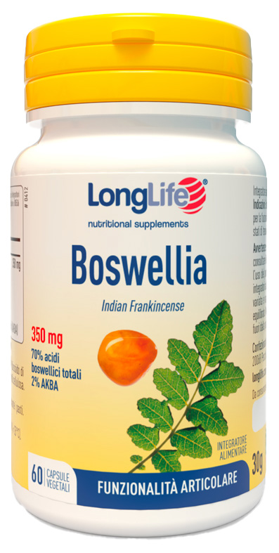 LONGLIFE BOSWELLIA 60 CAPSULE VEGETALI - Gruppofarmastore.it