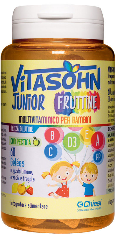 VITASOHN JUNIOR FRUTTINE 60 CARAMELLE - Gruppofarmastore.it