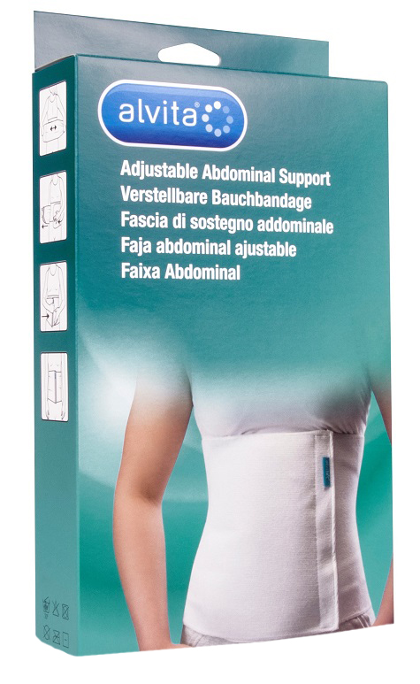 ALVITA FASCIA ADDOMINALE MISURA 2 CIRCONFERENZA 95-100 CM - Gruppofarmastore.it