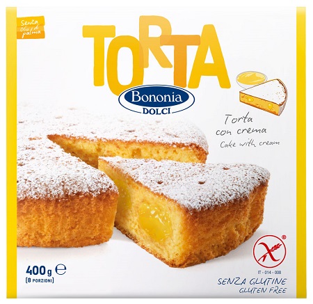 BONONIA DOLCI TORTA CON CREMA SENZA GLUTINE 400 G - Gruppofarmastore.it