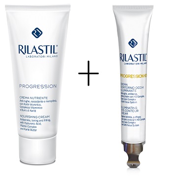 RILASTIL PROGRESSION NUTRIENTE 50 ML +HD CONTORNO OCCHI 15 ML - Gruppofarmastore.it