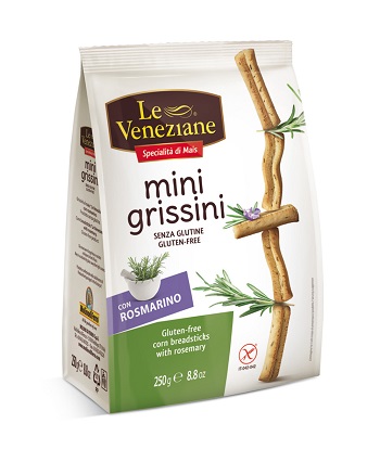 LE VENEZIANE MINI GRISSINI ROSMARINO 250 G - Gruppofarmastore.it