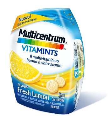 MULTICENTRUM VITAMINTS FRESH LEMON 50 CARAMELLE - Gruppofarmastore.it