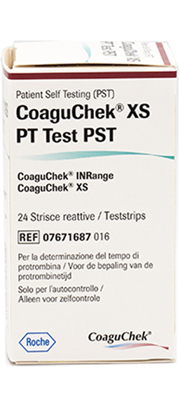 COAGUCHEK XS PT PST 24 STRISCE TEST - Gruppofarmastore.it
