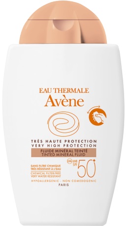 EAU THERMALE AVENE SOLARE FLUIDO MINERALE 50+ COLORATO 40 ML - Gruppofarmastore.it