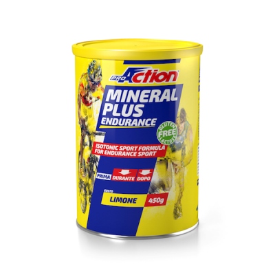 PROACTION MINERAL PLUS ENERGETICO E SALINO ISOTONICO AL LIMONE 450 G - Gruppofarmastore.it