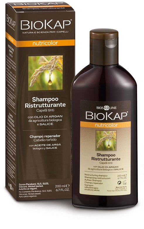 BIOKAP NUTRICOLOR SHAMPOO RISTRUTTURANTE 200 ML - Gruppofarmastore.it