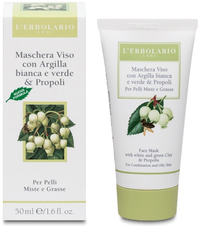 MASCHERA VISO ALL'ARGILLA E ALLA PROPOLI 50 ML - Gruppofarmastore.it