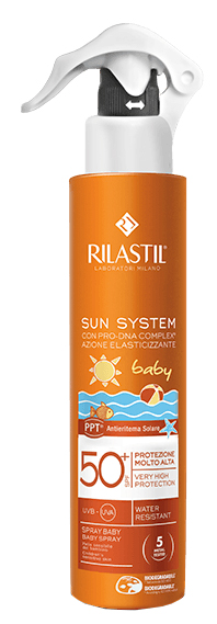 RILASTIL SUN SYSTEM BABY PPT SPF 50+ EMULSIONE SPRAY 200 ML - Gruppofarmastore.it
