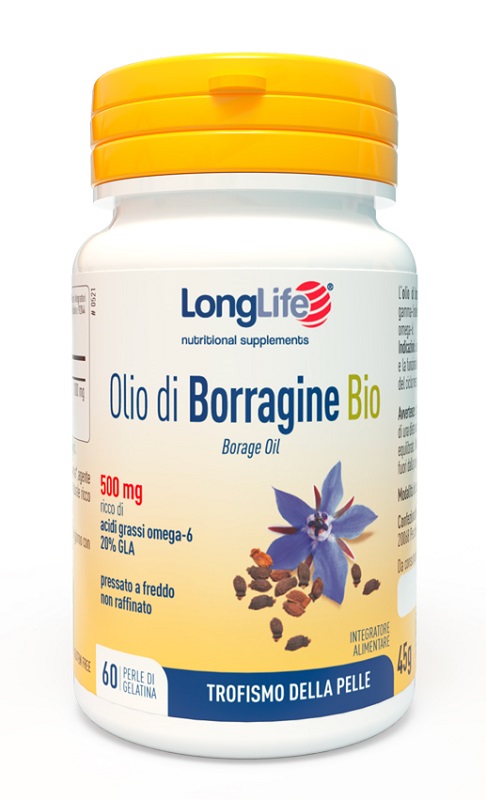 LONGLIFE OLIO BORRAGINE BIO 60 PERLE - Gruppofarmastore.it